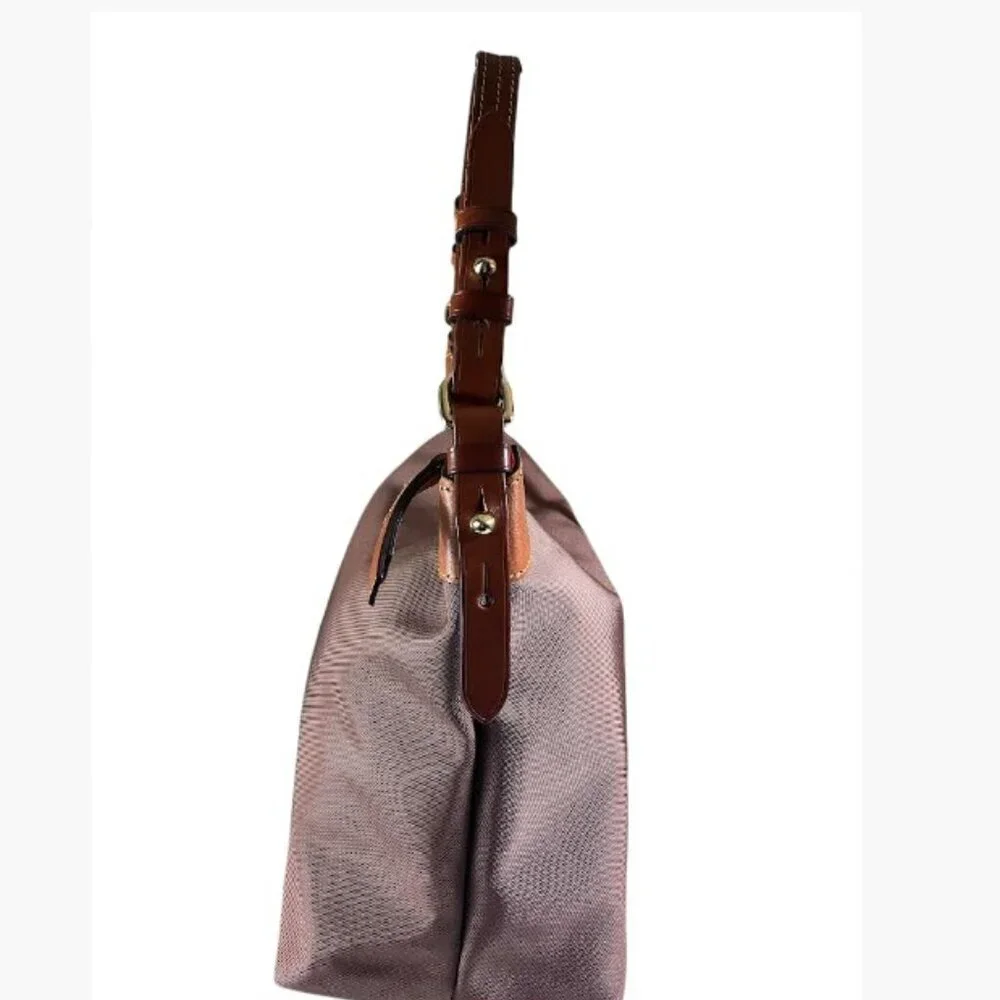 Dooney & Bourke Erika Nylon Hobo Shoulder Bag EUC - Picture 3 of 10